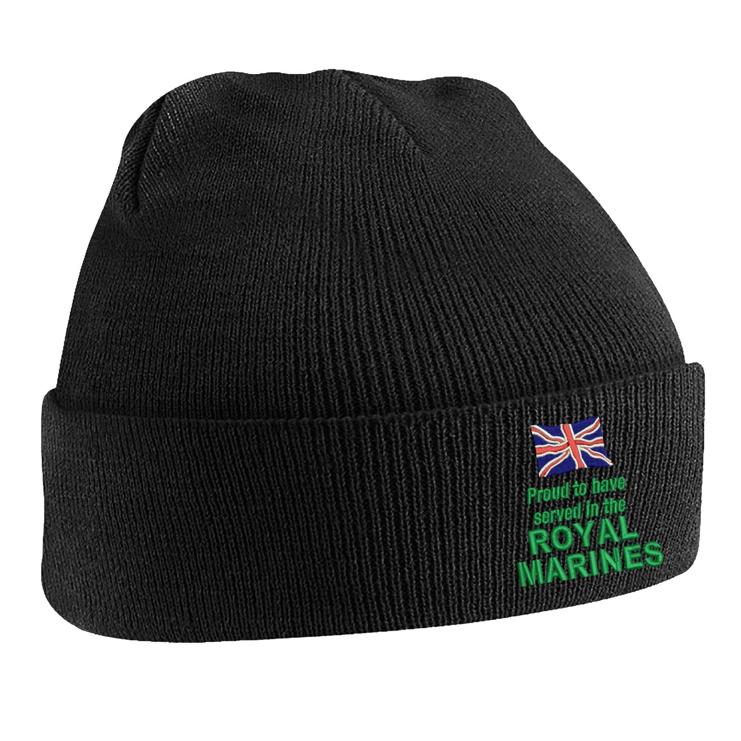 Proud to Have Served in The Royal Marines Beanie Hat