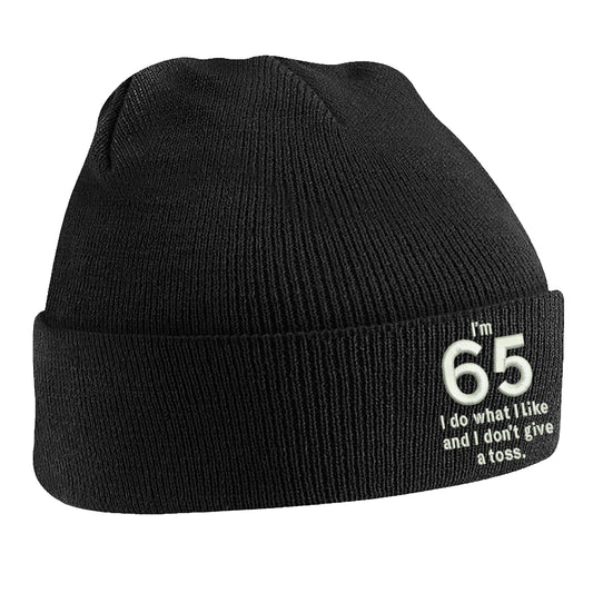 65th Birthday Beanie Hat