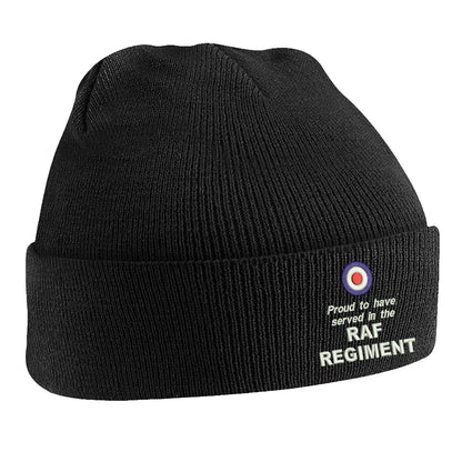 Proud to Have Served in The RAF Regiment Beanie Hat