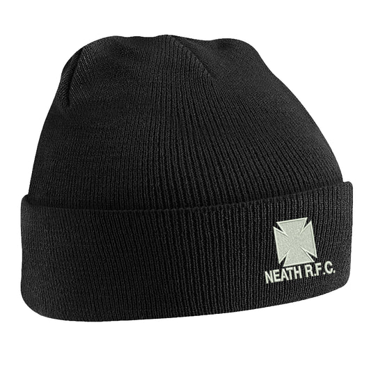 Retro Neath RFC Embroidered Beanie Hat