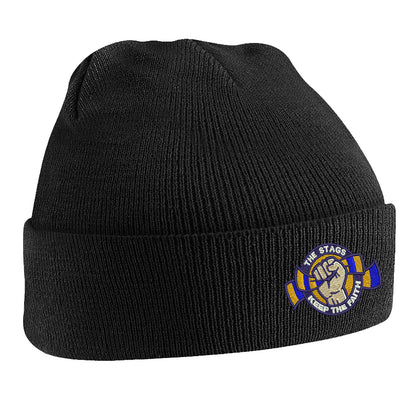 The Stags Keep The Faith Embroidered Beanie Hat