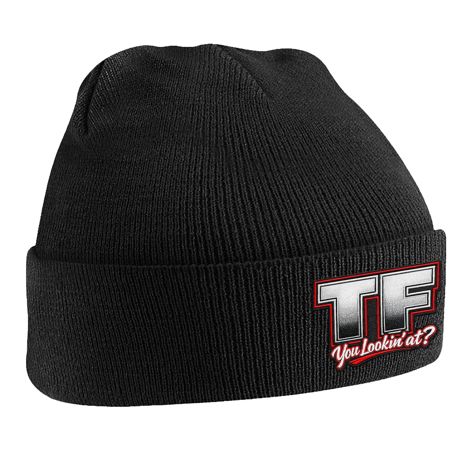 TF You Lookin’ at Beanie Hat