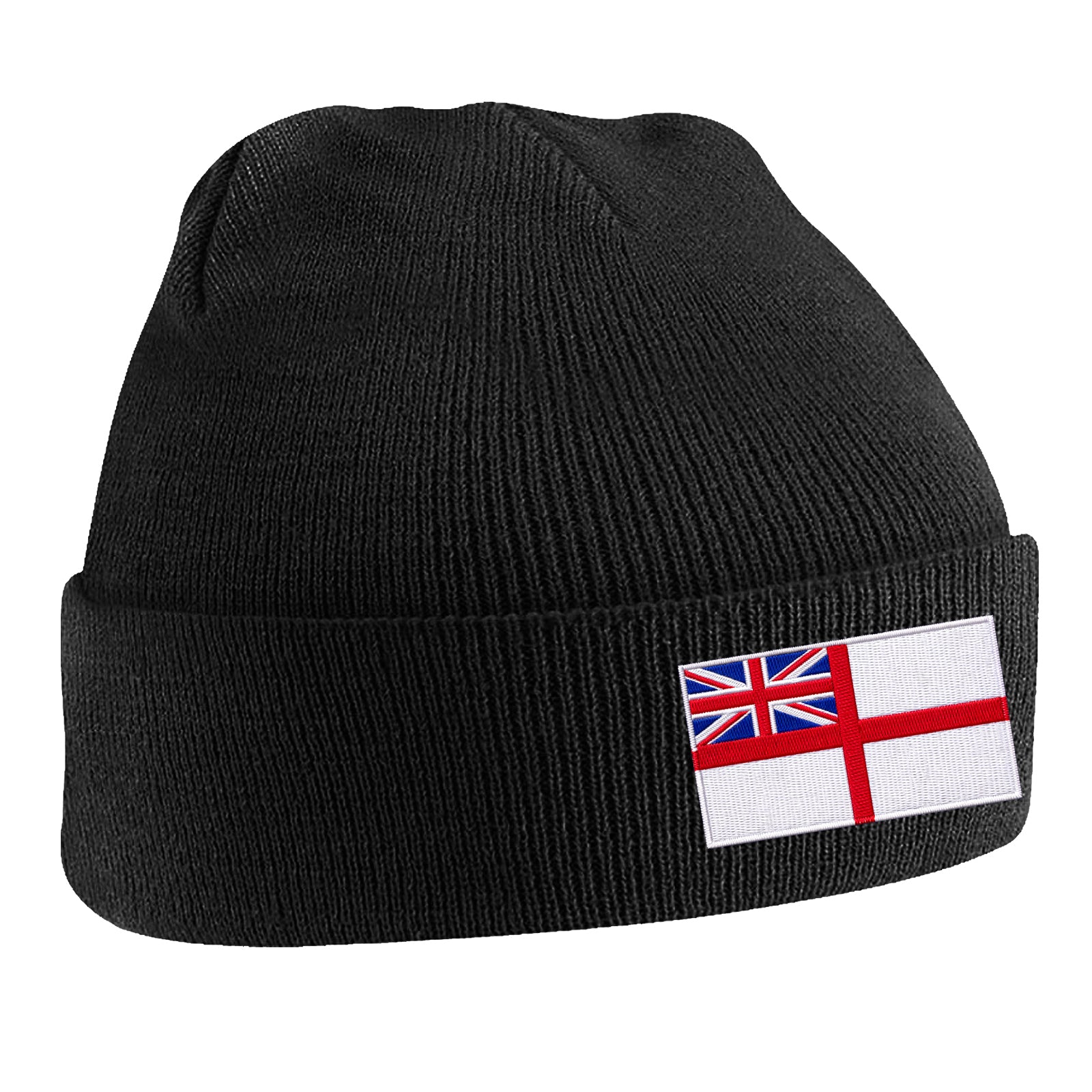 Royal Navy White Ensign Flag Beanie Hat