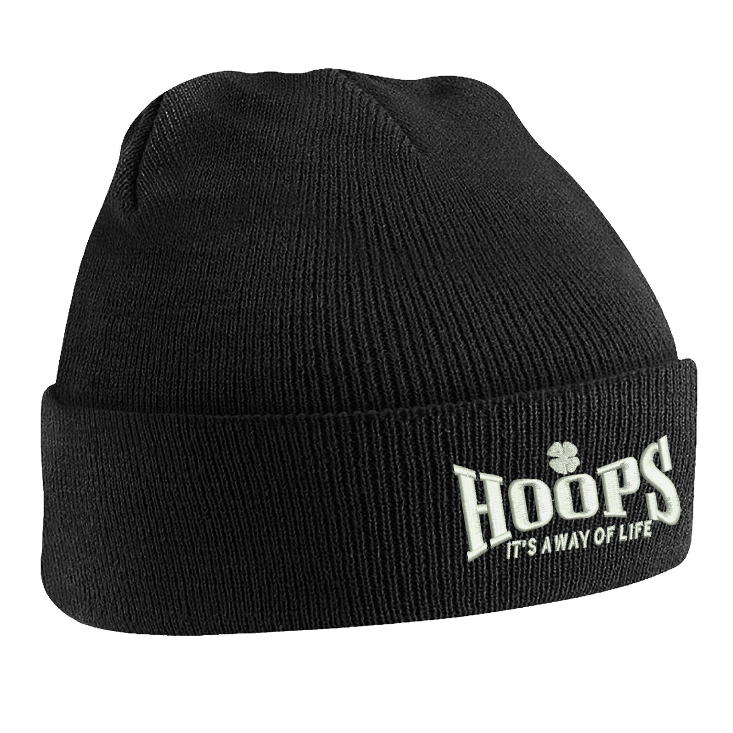 Hoops Its a Way of Life Embroidered Beanie Hat