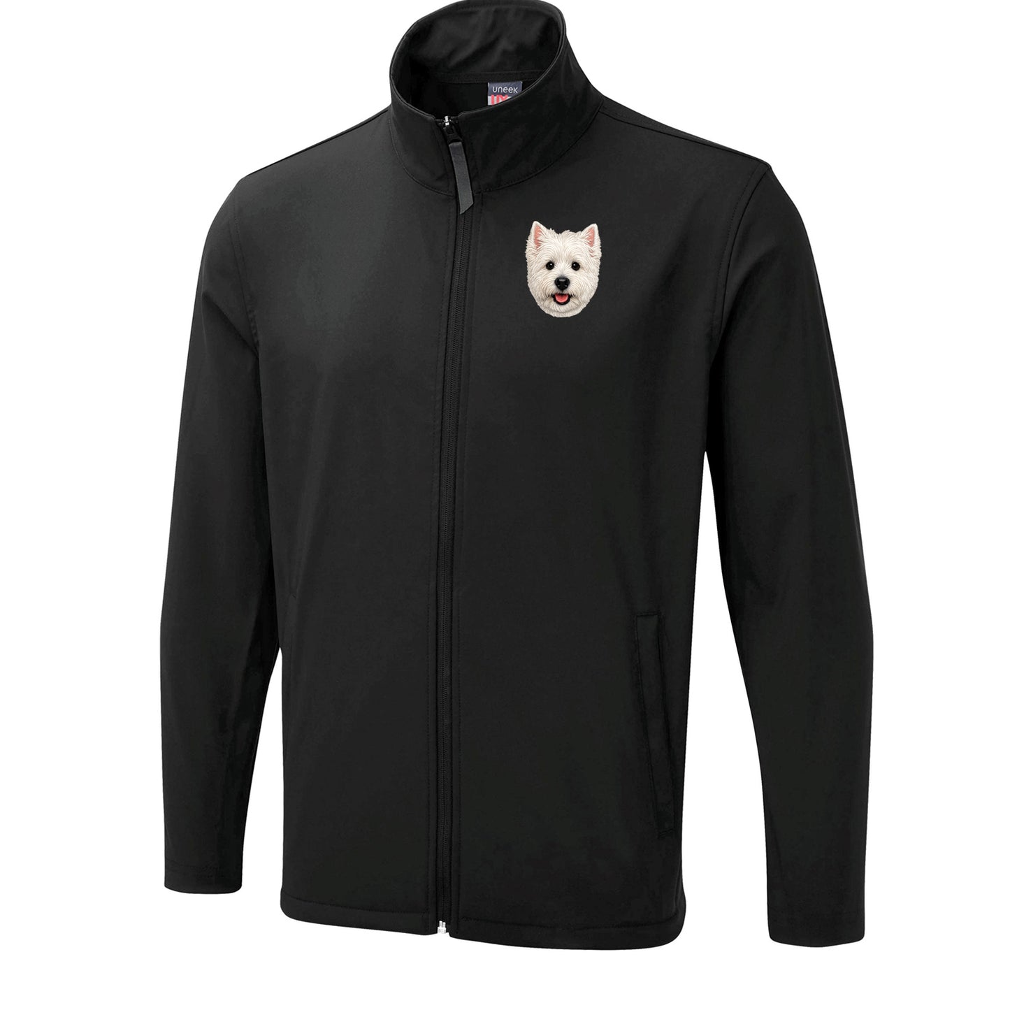 Westie Dog Face Bomber Jacket