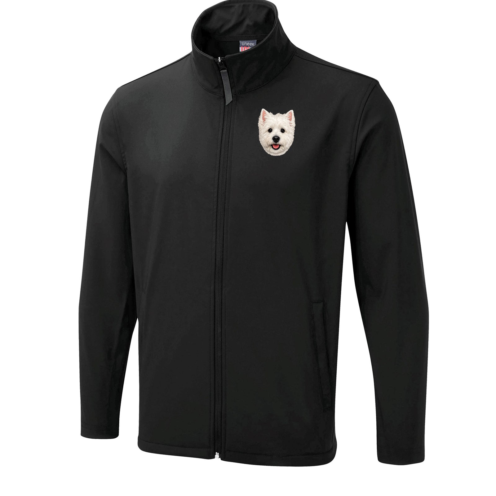 Westie Dog Face Bomber Jacket