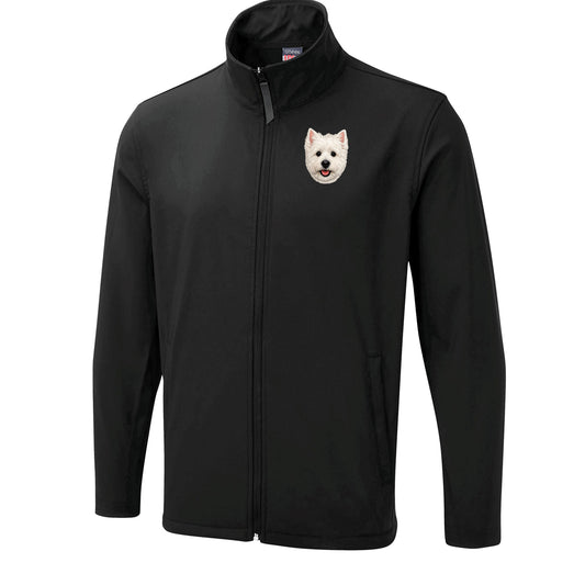 Westie Dog Face Bomber Jacket