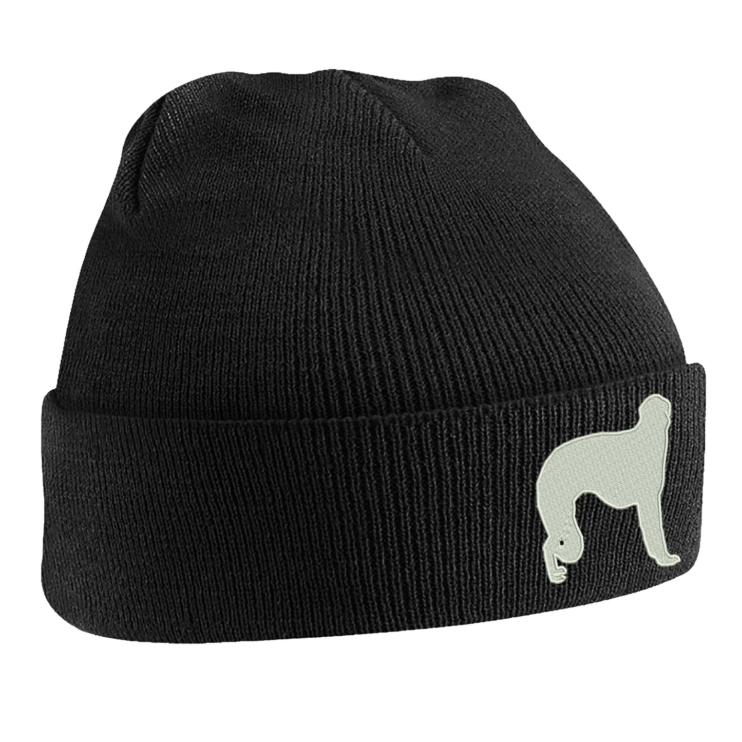 Borzoi Embroidered Beanie Hat