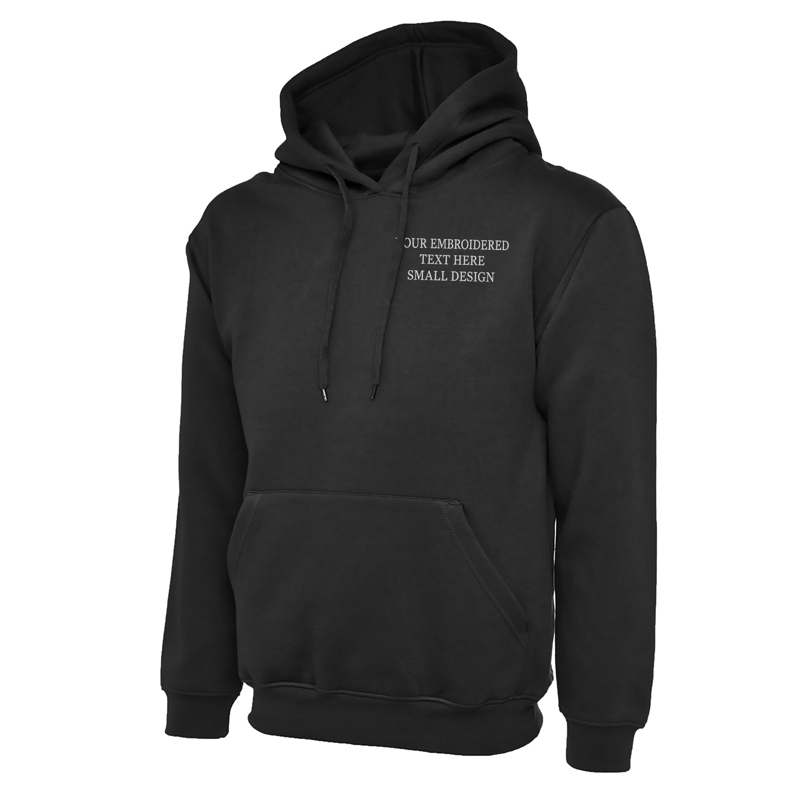 Personalised Custom Small Text Hoodie 