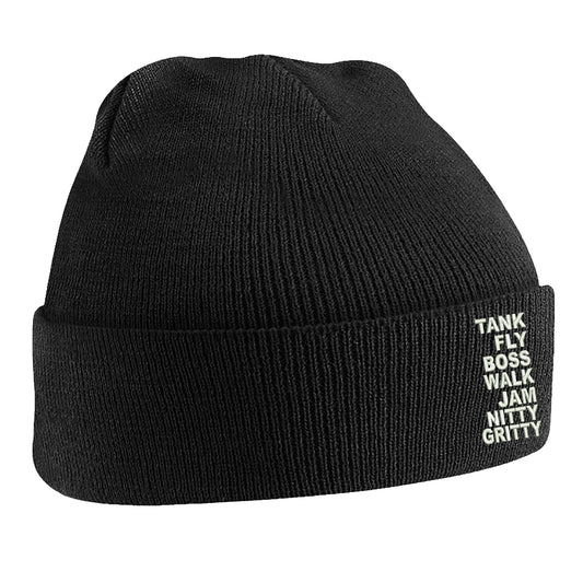 Tank Fly Boss Walk Jam Nitty Gritty Beanie Hat