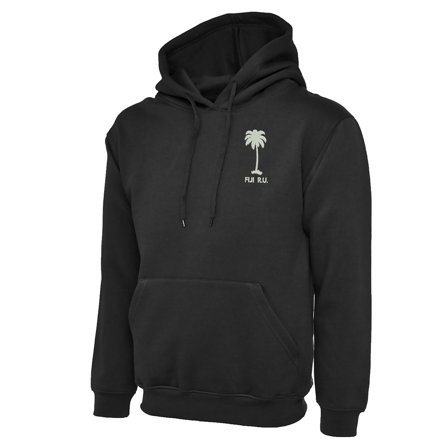 Retro Fiji Rugby 1920s Embroidered Classic Hoodie