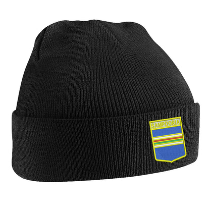 Retro Sampdoria 1960s Embroidered Beanie Hat