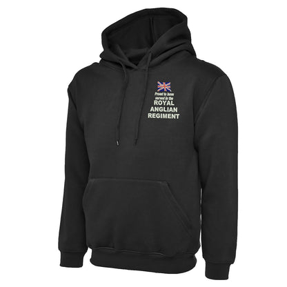 Proud to Have Served in The Royal Anglian Regiment Embroidered Classic Hoodie