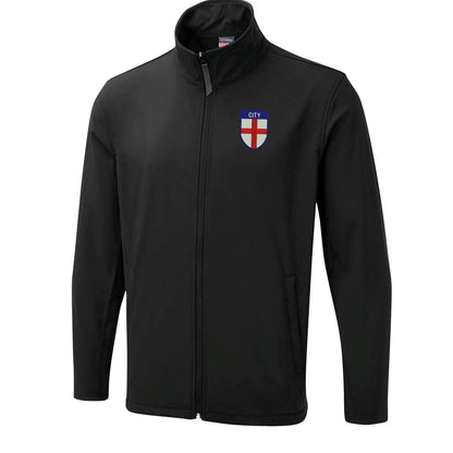 City Flag of England Shield Lightweight Soft Shell Jacket