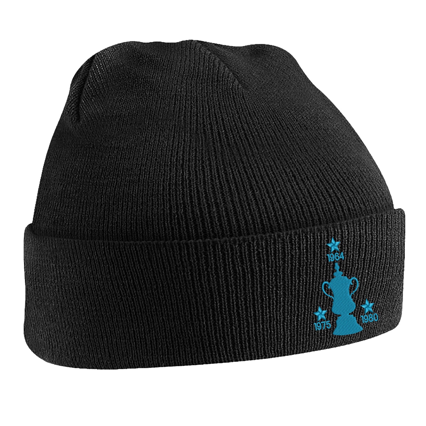 Retro West Ham Three Time Cup Winners Embroidered Beanie Hat