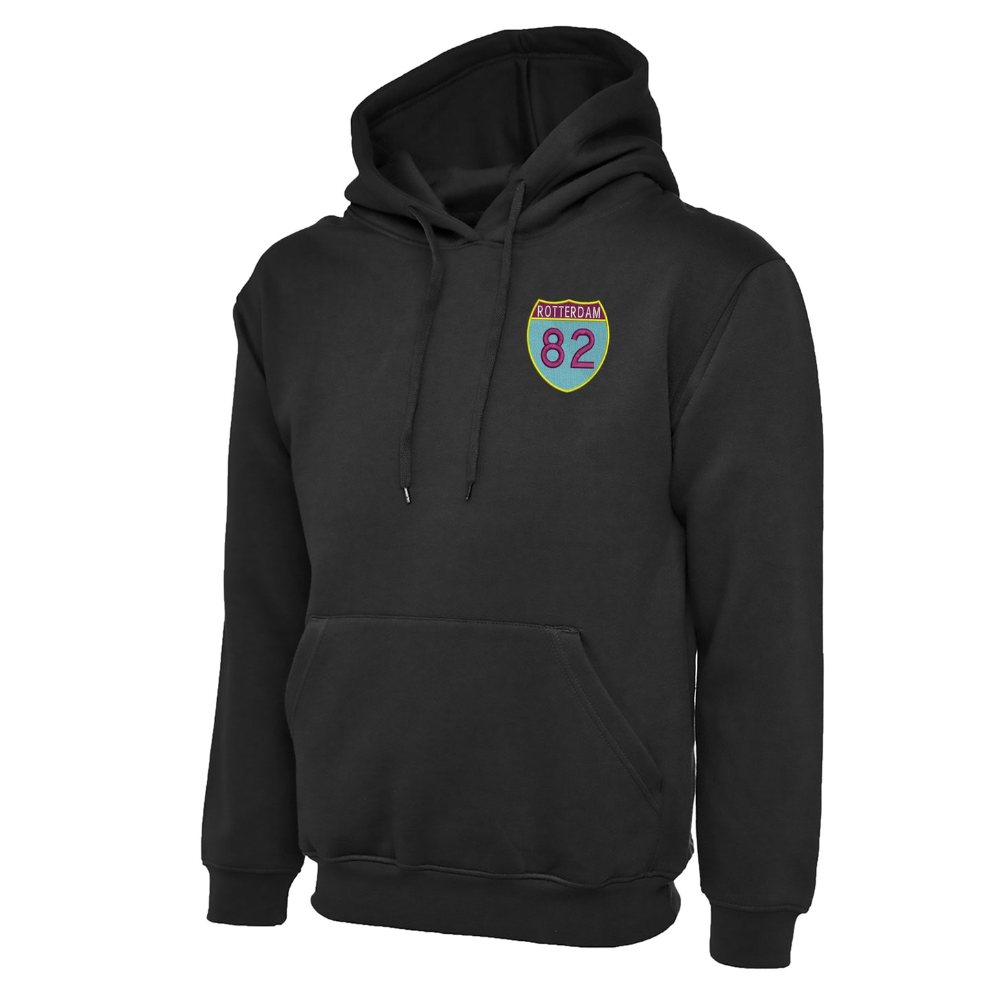Retro Rotterdam 82 Embroidered Classic Hoodie