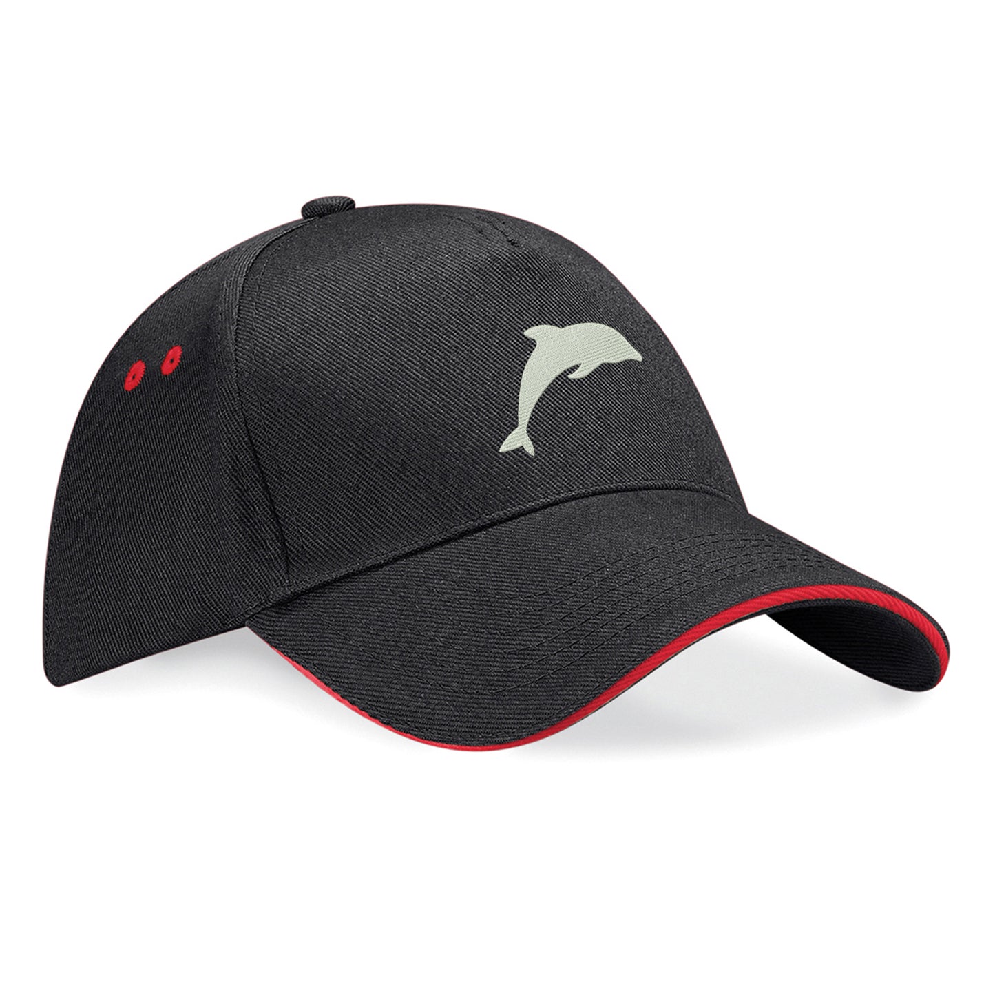 Dolphin Embroidered Baseball Cap