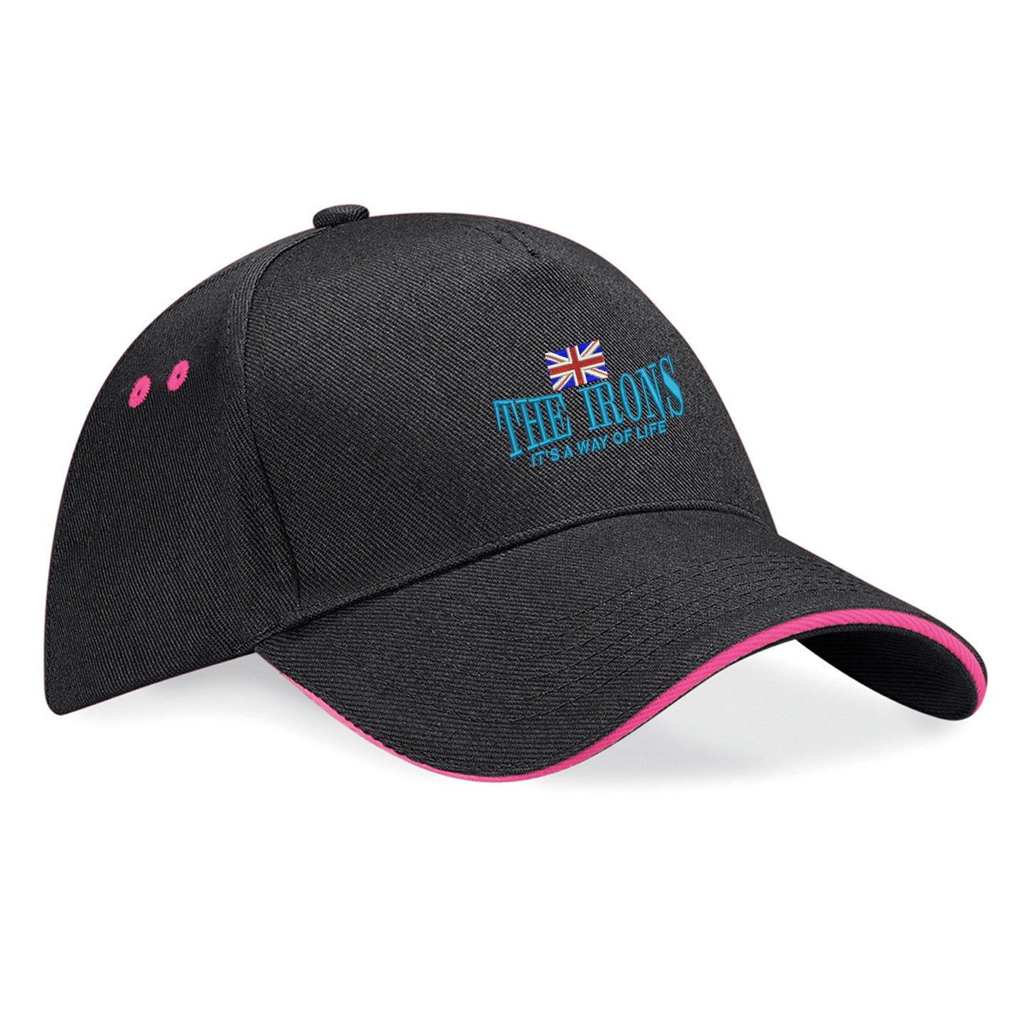 The Irons It's Way of Life Union Jack Embroidered Baseball Cap