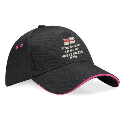 Proud to Have Served on HMS Fearless (L10) Baseball Cap