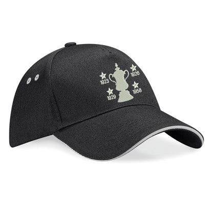 Retro Bolton Four Time Cup Winners Baseball Cap
