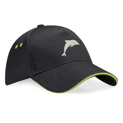 Dolphin Embroidered Baseball Cap