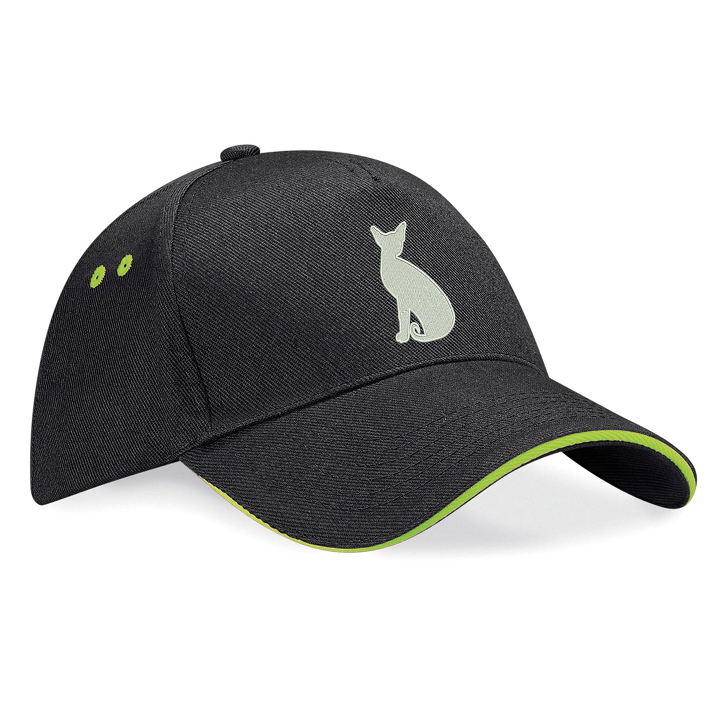 Siamese Cat Embroidered Baseball Cap