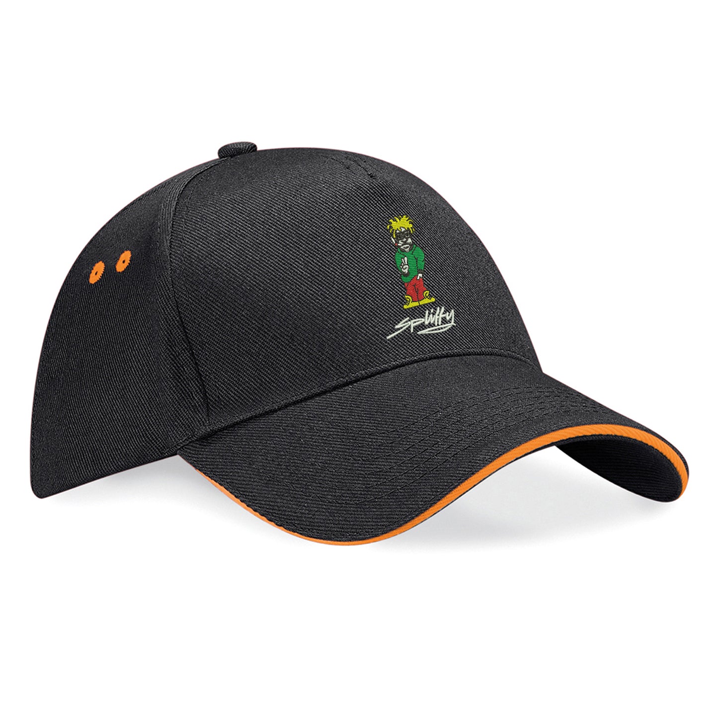 Retro Eclipse Embroidered Baseball Cap
