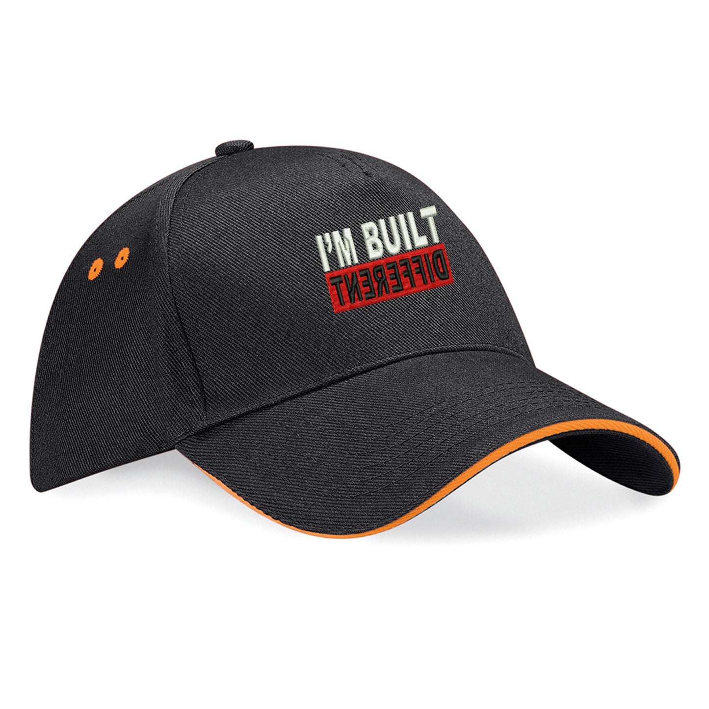 I'm Built Different Embroidered Baseball Cap 