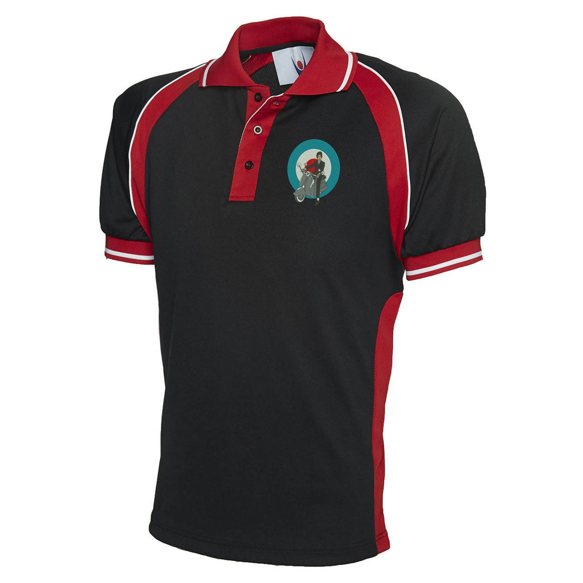 Retro MOD Scooter Sports Polo Shirt