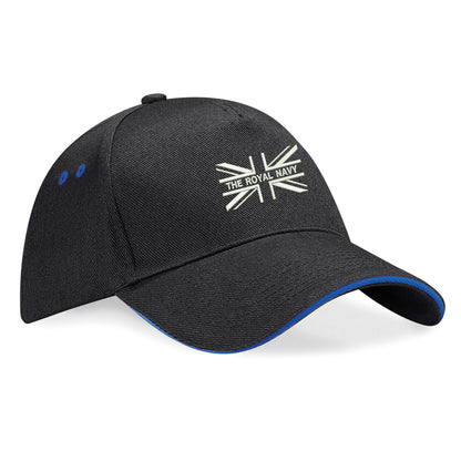 The Royal Navy Union Jack Embroidered Baseball Cap