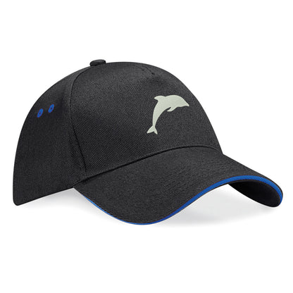 Dolphin Embroidered Baseball Cap