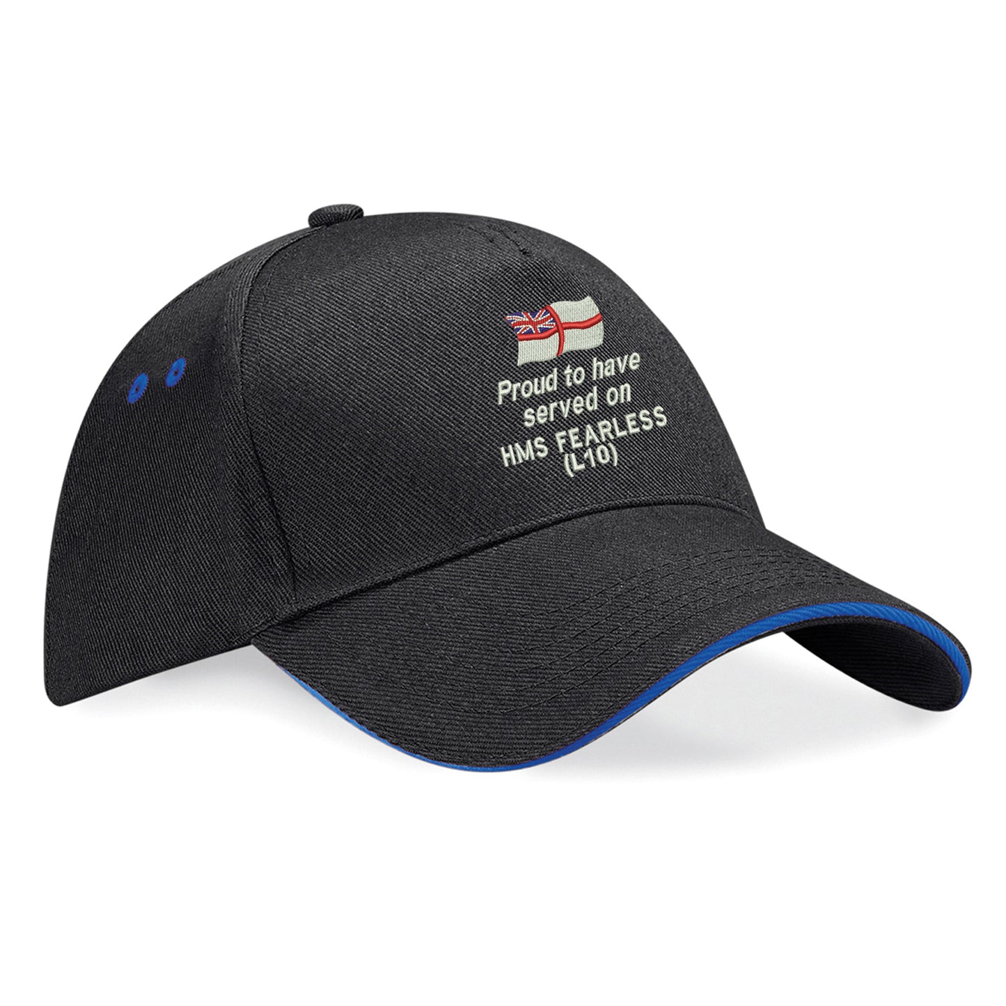 Proud to Have Served on HMS Fearless (L10) Baseball Cap