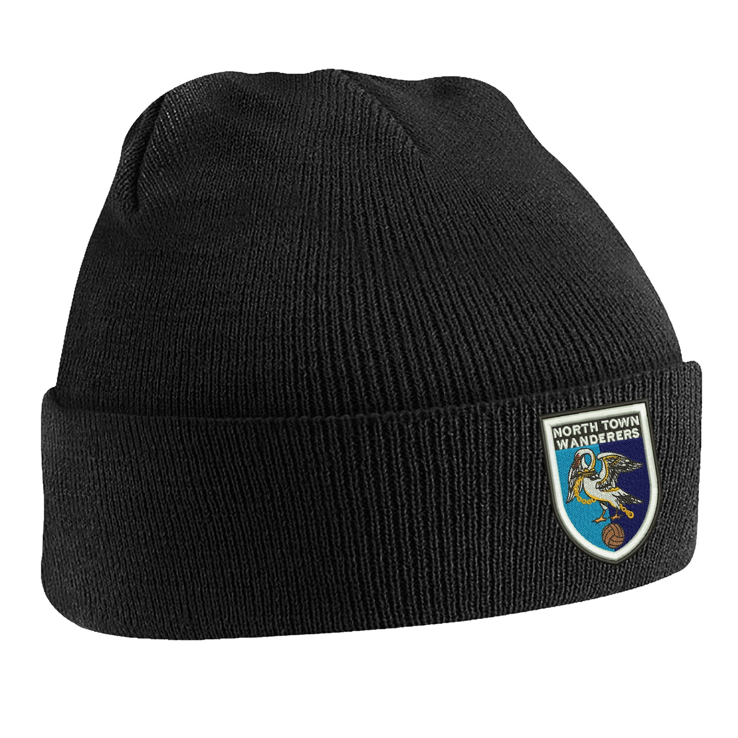 Retro North Town Wanderers Embroidered Beanie Hat