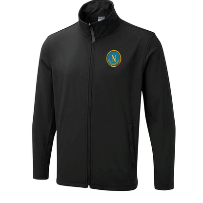 Retro Napoli 1970s Embroidered Lightweight Soft Shell Jacket