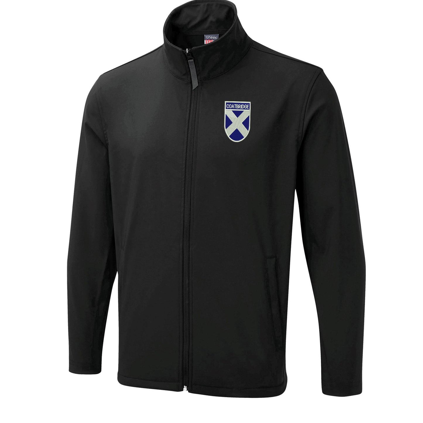 Coatbridge Flag of Scotland Shield Lightweight Soft Shell Jacket