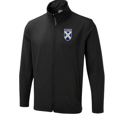 Coatbridge Flag of Scotland Shield Lightweight Soft Shell Jacket