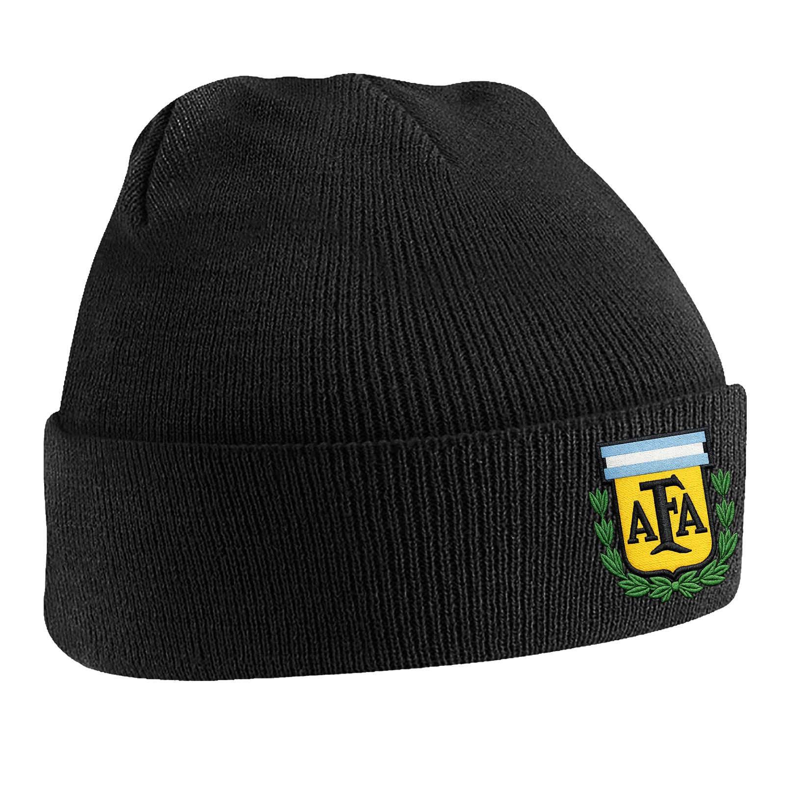 Old School Argentina Football Beanie Hat