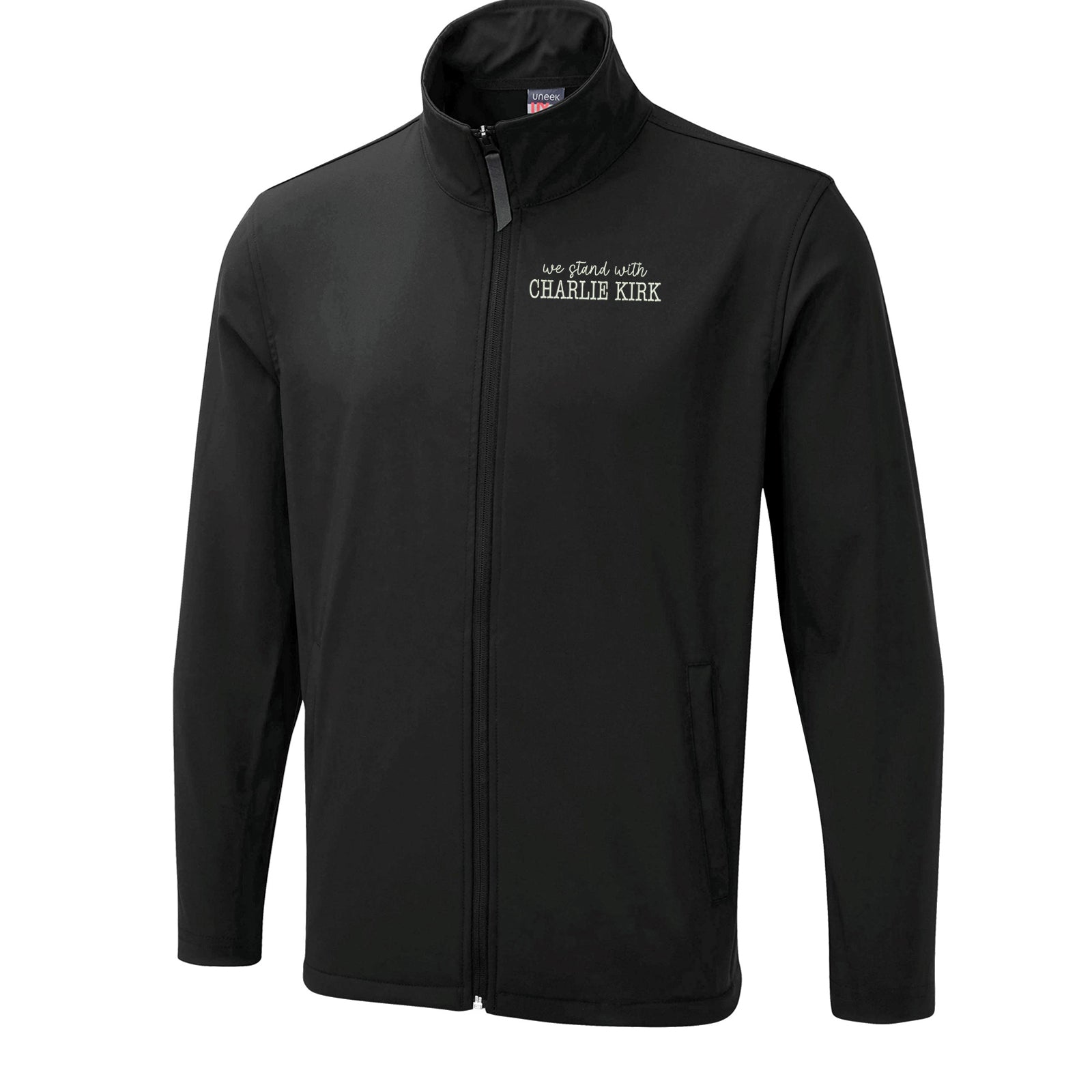 We Stand With Charlie Kirk Bomber Jacket