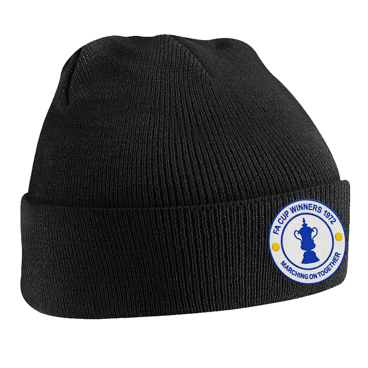 Old School Leeds United Beanie Hat
