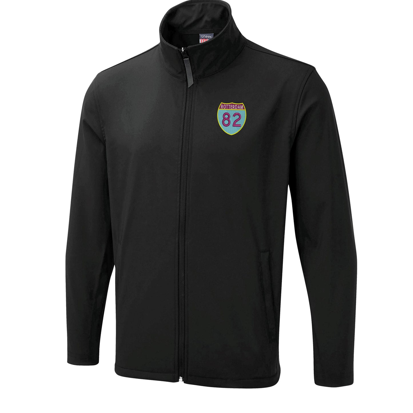 Retro Rotterdam 82 Embroidered Lightweight Soft Shell Jacket