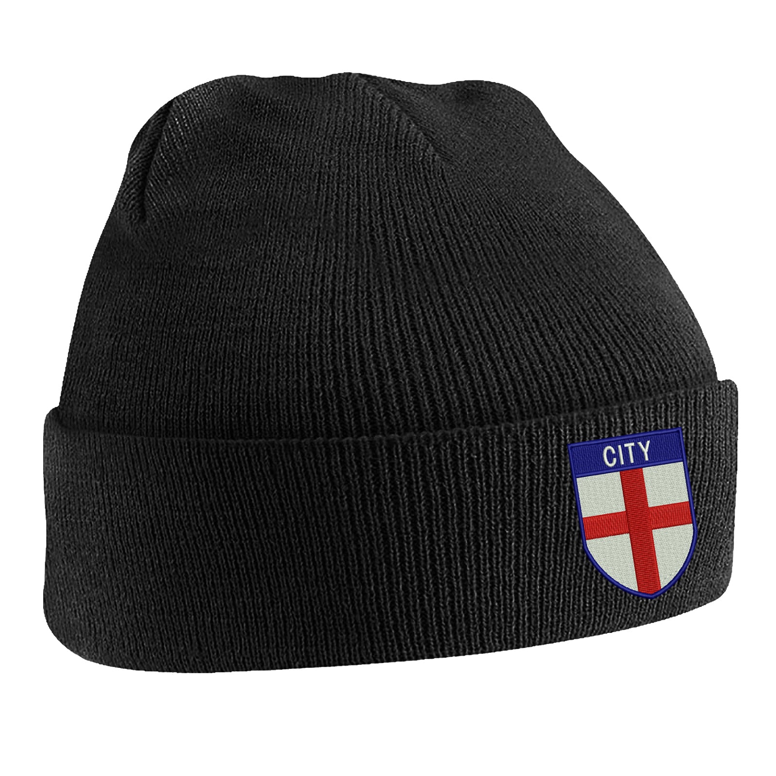 City Flag of England Shield Beanie Hat