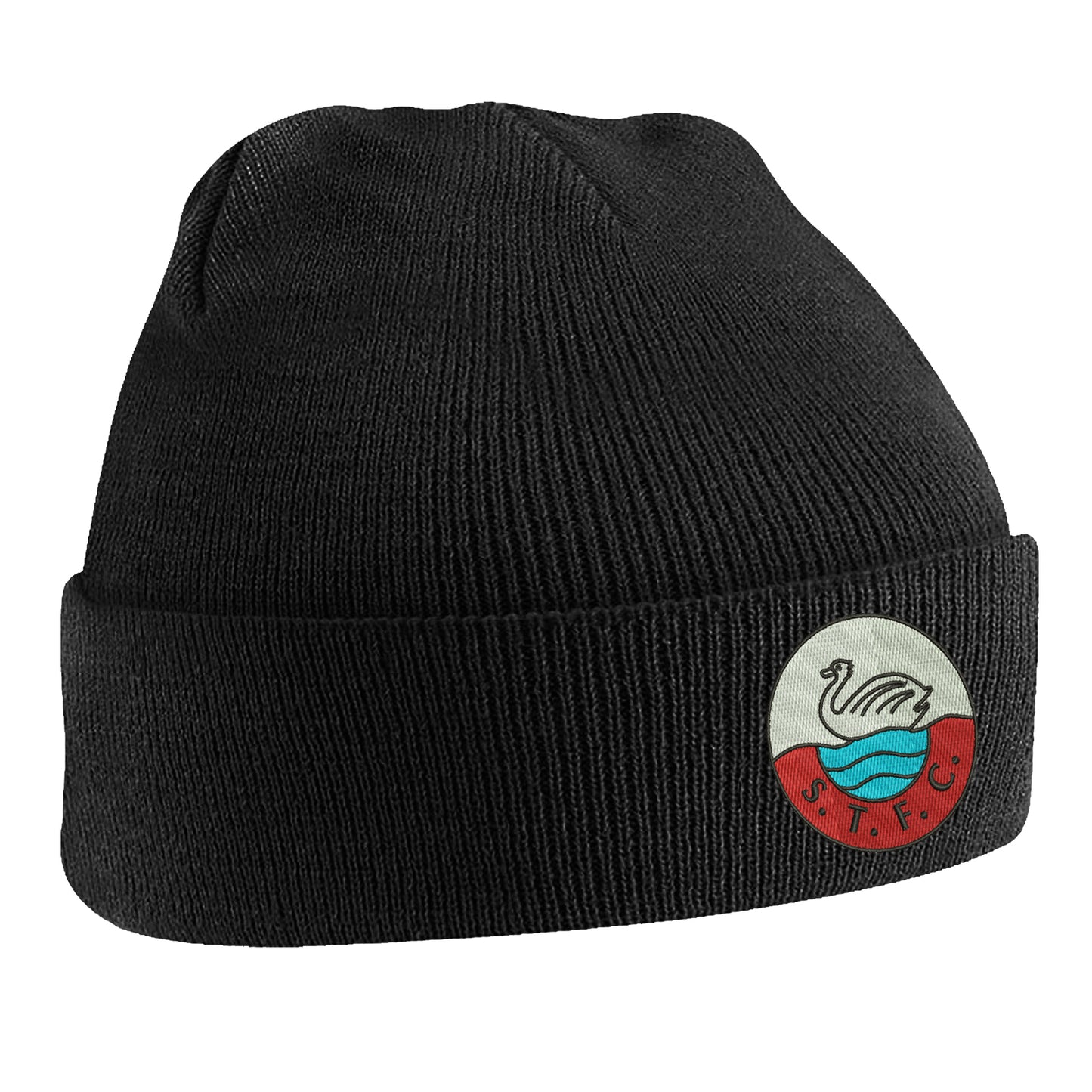 Retro Swansea 1960s Embroidered Beanie Hat