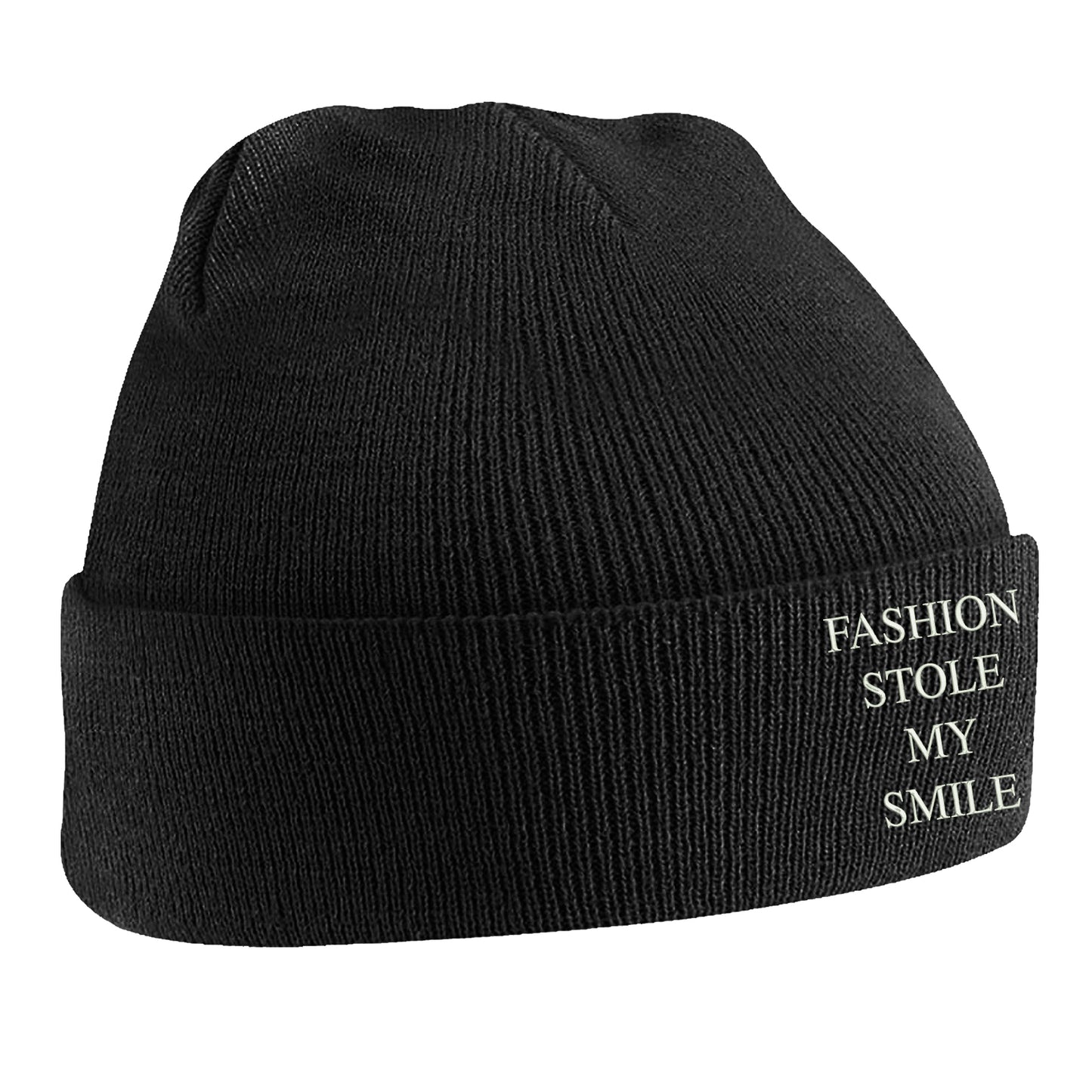 Fashion Stole My Smile Beanie Hat