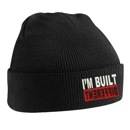 Hits Different Embroidered Beanie Hat