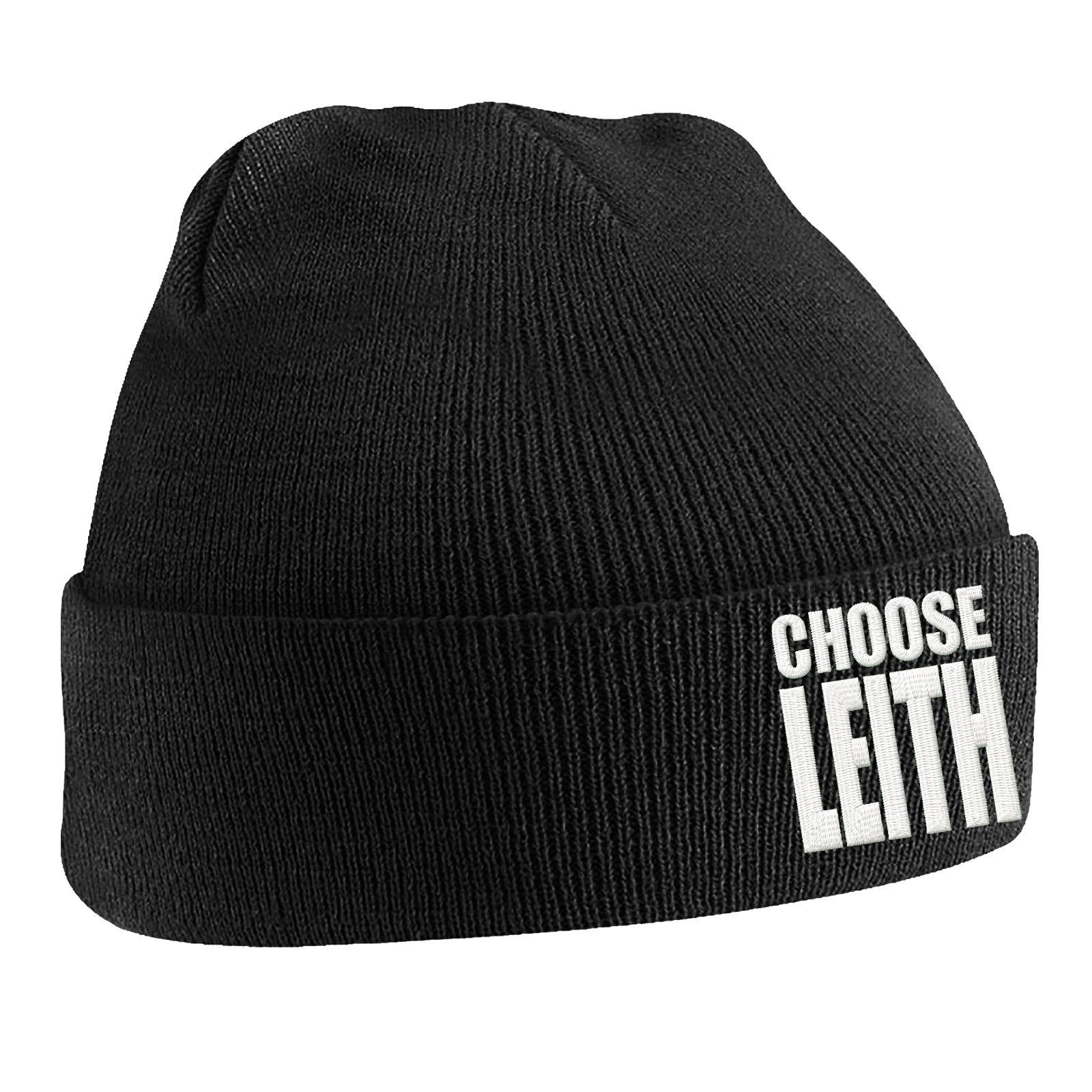 Hibs FC Choose Leith Football Beanie Hat 