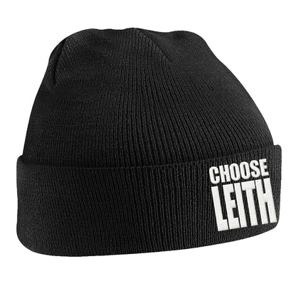 Hibs FC Choose Leith Football Beanie Hat 