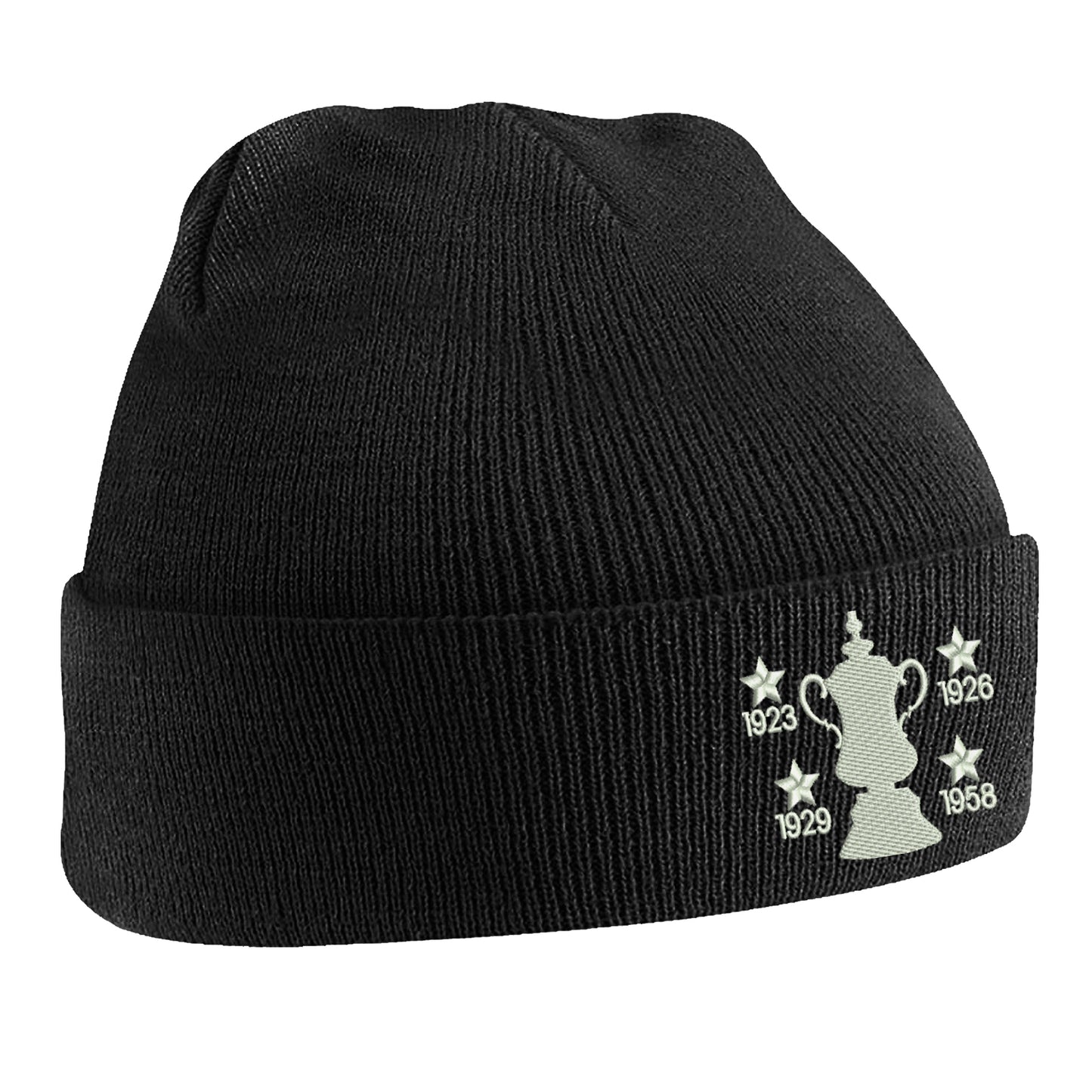 Retro Bolton Four Time Cup Winners Beanie Hat