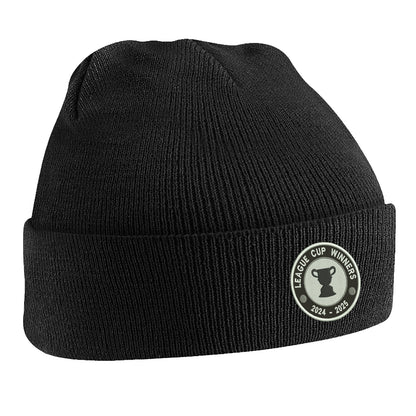 Newcastle League Cup Embroidered Beanie Hat