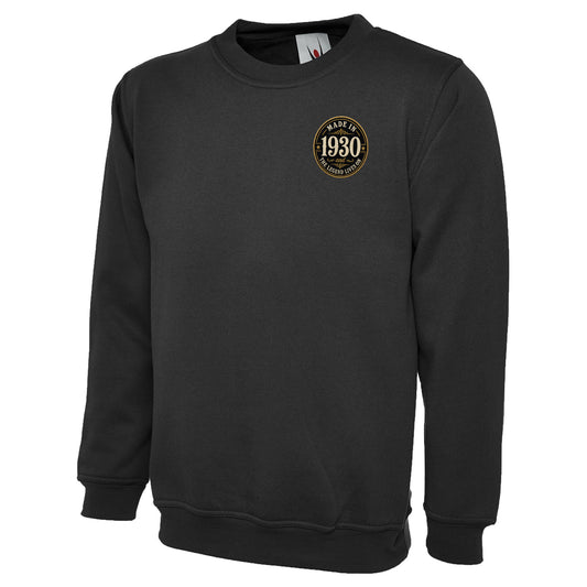 Made in 1930 Birthday Sweatshirt 