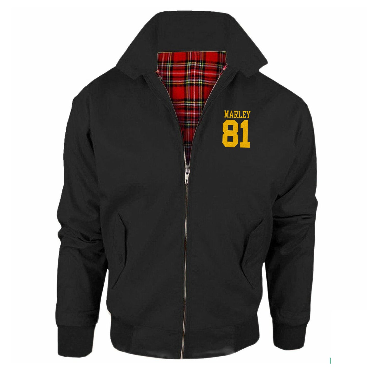 Bob Marley Football Jacket Mens